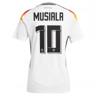 Camisa de Futebol Alemanha Jamal Musiala #10 Equipamento Principal Europeu 2024 Manga Curta